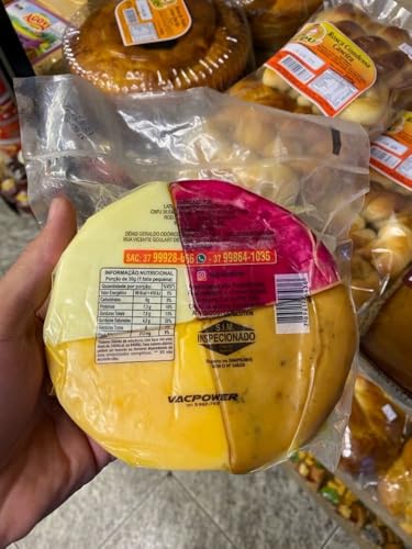 Kit 8 Queijos da Serra da Canastra 1kg - Kit 4 Queijos - Parmesão, Prato, Reino e Provolone Fresco D