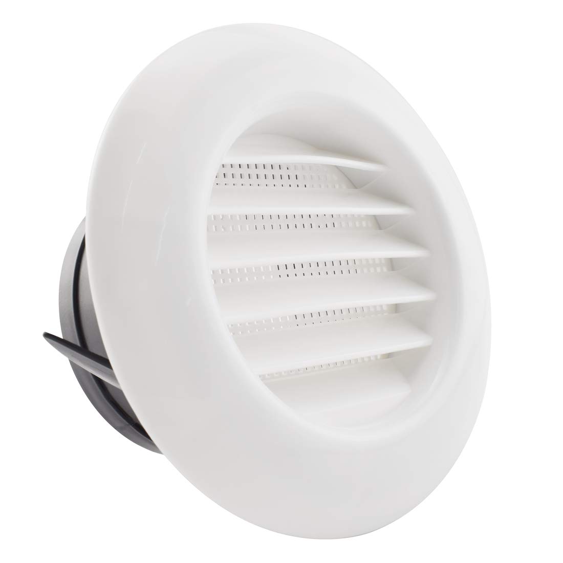 Buy SDTC Tech Round Air Vent ABS Louver Grille Cover with Builtin Fly Screen Mesh Detachable