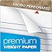 TOPS 74005 Second Nature Recycled Pads, Lgl Rule/Red Margin, 5 x 8, WE, 50 Sheets (Pack of 12)