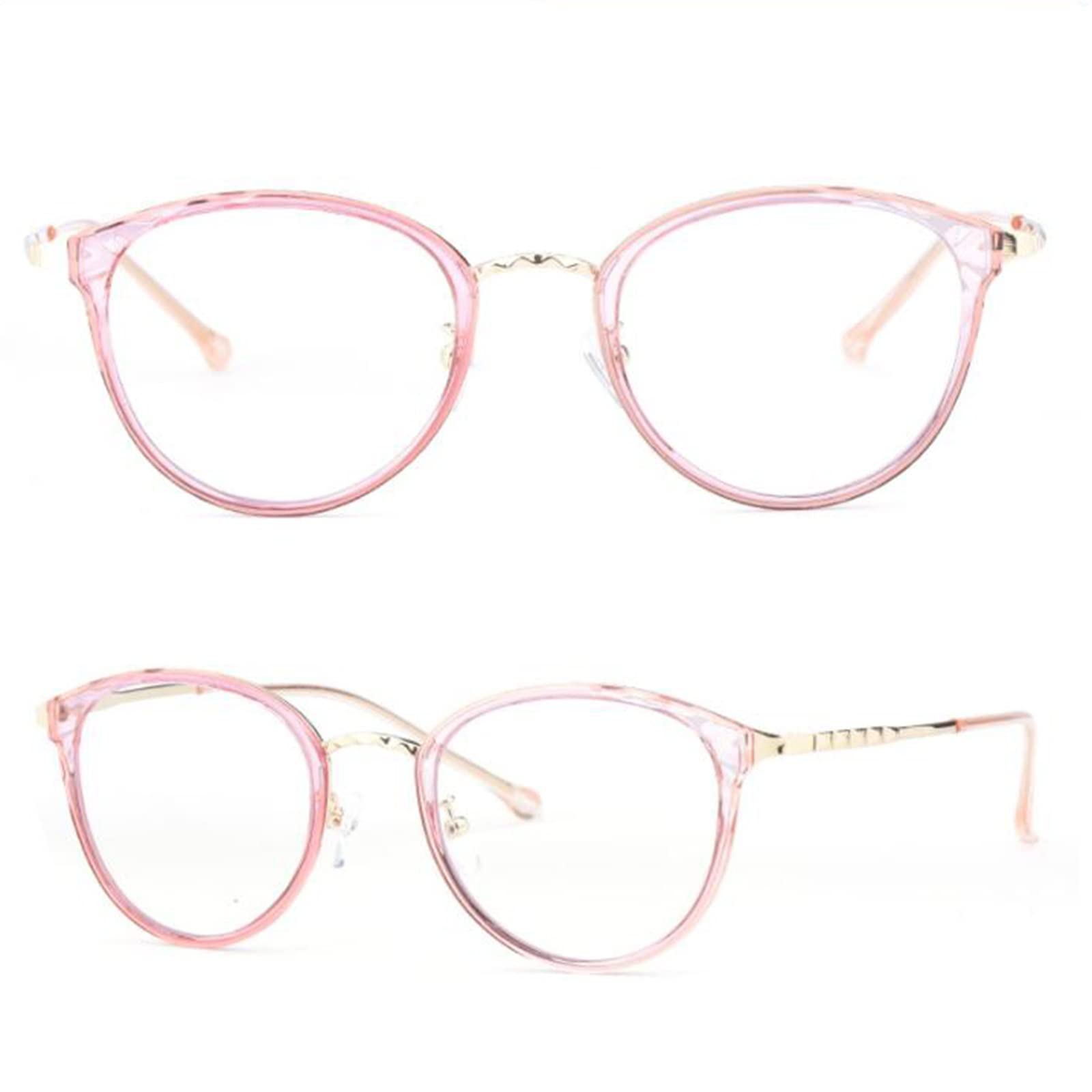 Damskie Okulary Do Czytania W Kształcie Kociego Oka, Modne Okulary Blokujące Niebieskie Światło, Przeciw Zmęczeniu Oczu/Pink/3.0 *
