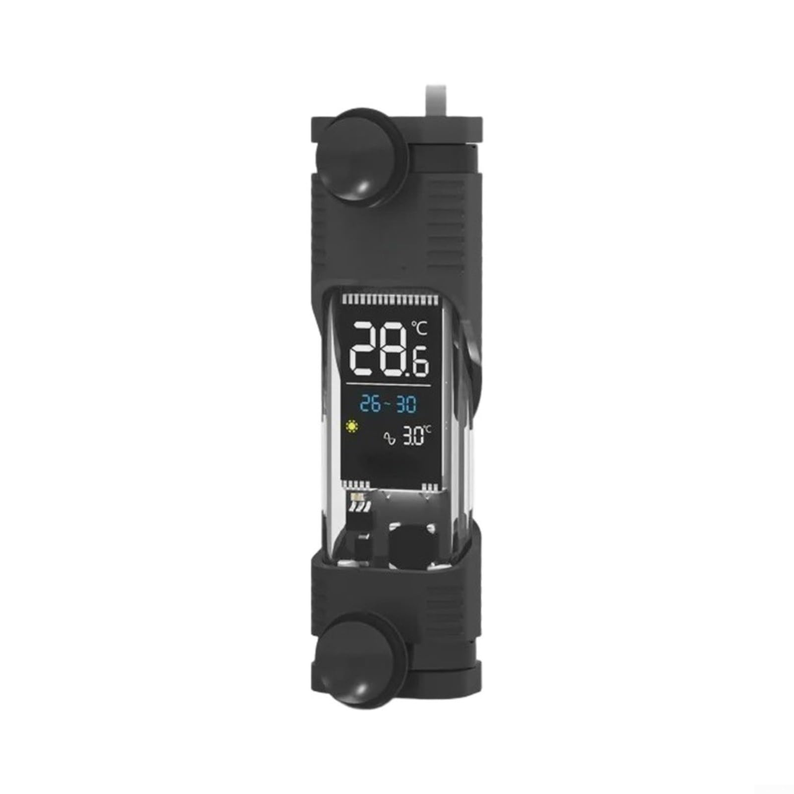 Medidor digital de acuario con resolución 0,1 y alarma de temperatura LCD