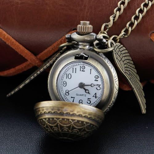 Image of Pocket Watch Metal Keychain Retro Vintage for Gifting With Key Ring Anti-Rust