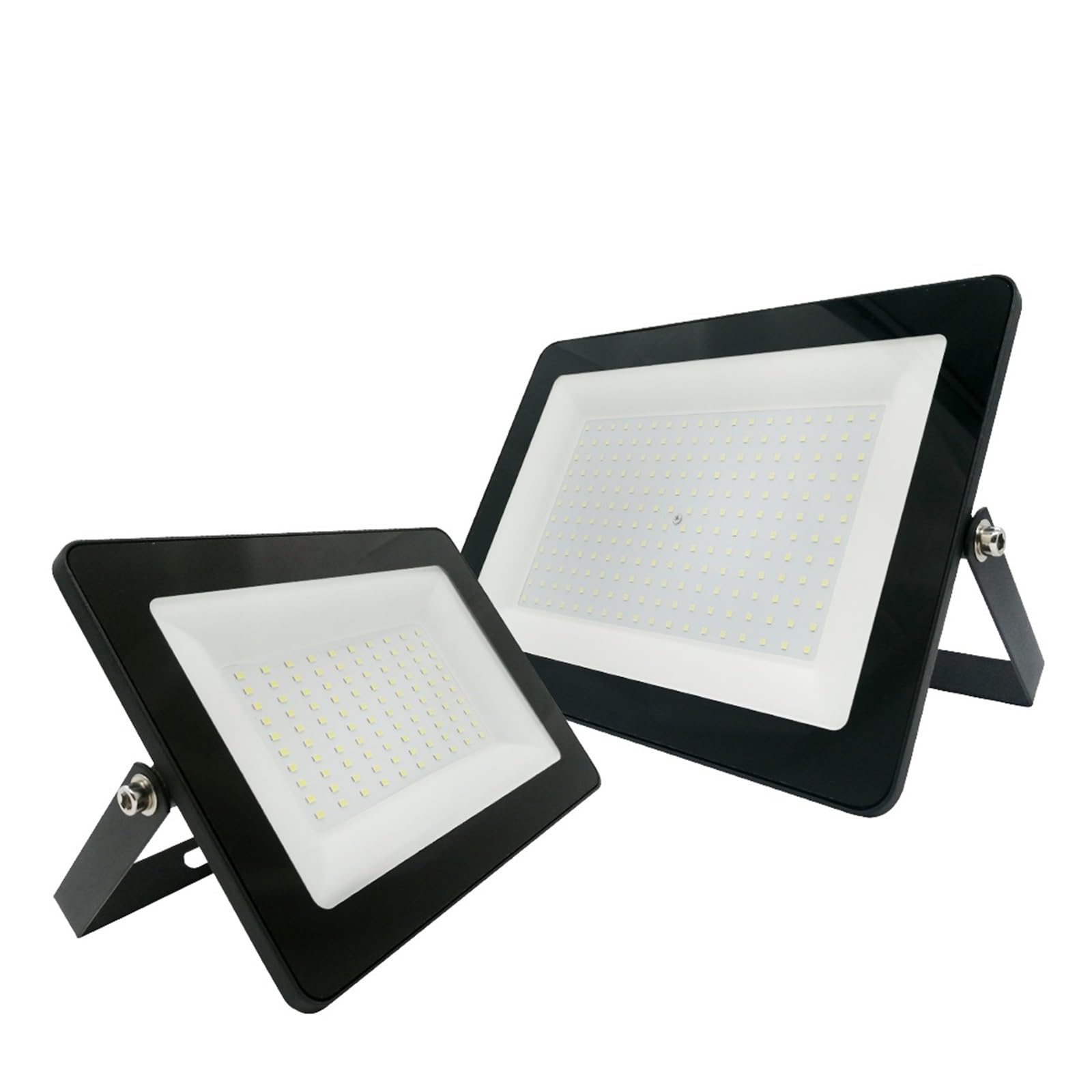 300W 200W 100W 50W Reflektor Led Reflektor Zewnętrzny Reflektor Projektora Reflektor Zewnętrzny IP66 Ogród Kwadratowy Światło Punktowe Reflektor Zewnętrzny(Warm White,100W)