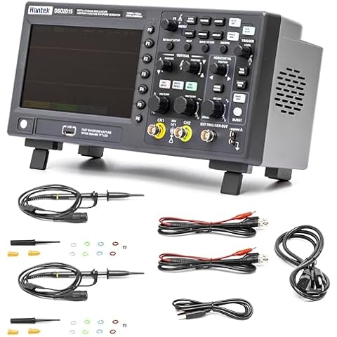 Hantek Oscilloscope 3 in 1 Functions 150MHz Bandwdith Desktop Oscillograph Digital Multimeter with 25MHz Arbitrary Waveform Generator (2+1CH/150MHz/DSO2D15) Cover