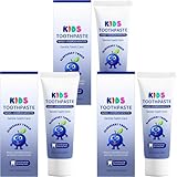 Kinderzahnpasta - Sanfte Formel für das tägliche Zähneputzen mit emaillierter Pflege und mildem...