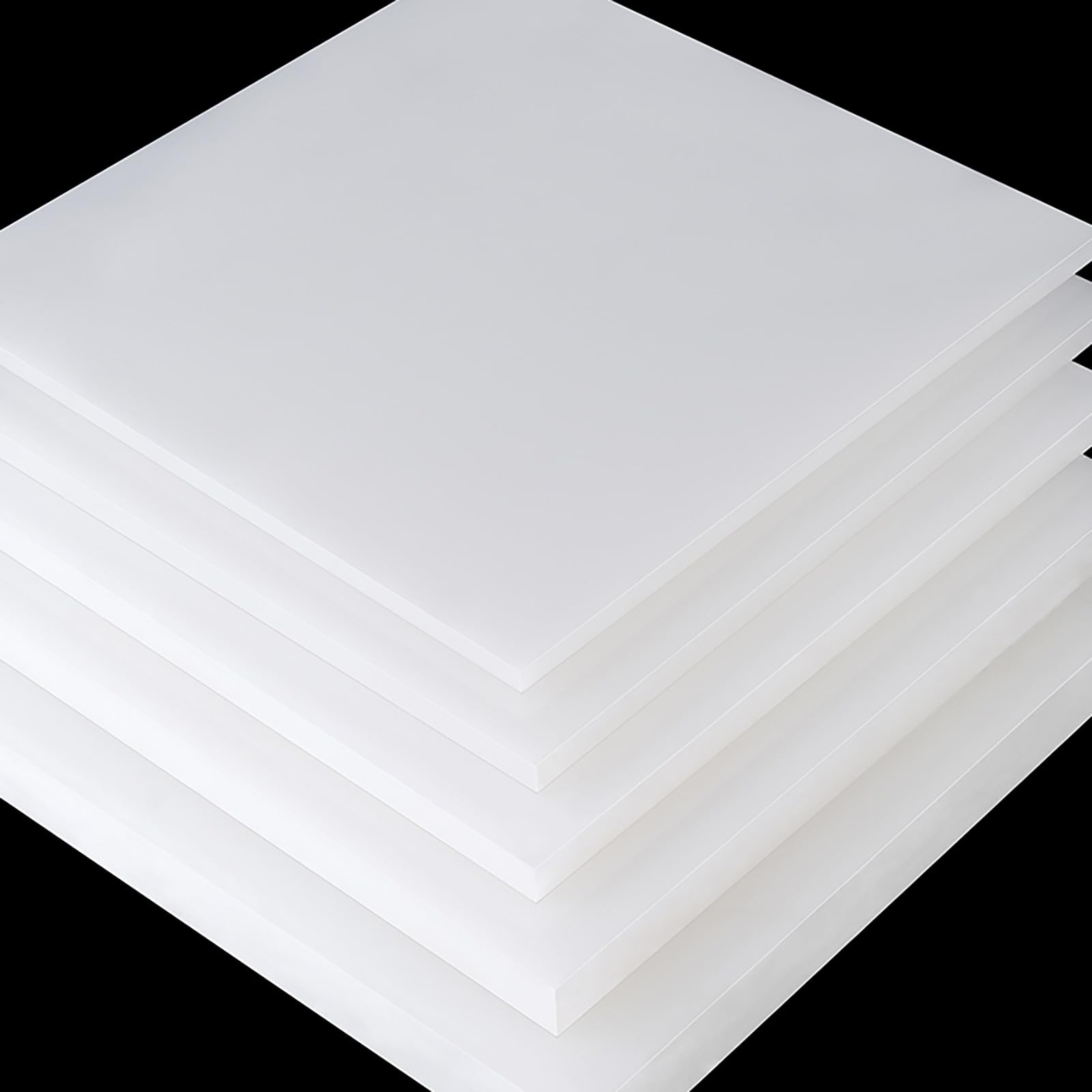 TonuuoDC Heavy Duty PA66 Nylon Sheet 200x200mm 2–30mm for CNC Machining DIY Engineering Projects Wear Resistant Plastic Plate,12mm