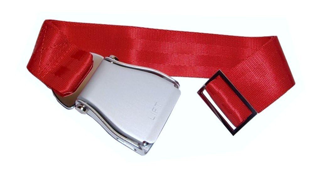 Ceinture Avion Skybelt - Vert - Réglable 64-110 Cm - Style Original