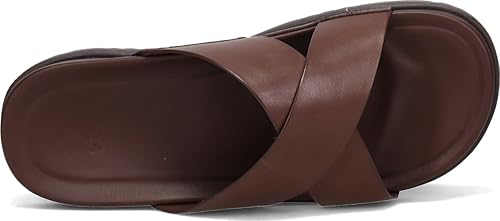 【新品未使用】アグ メンズサンダル UGG WAINSCOTT SLIDE UGG サンダル メンズ 夏 ブランド レザー コンフォートサンダル