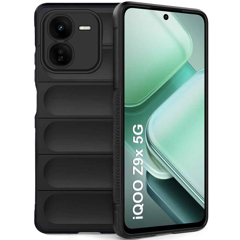 TheGiftKart Liquid Silicon Back Cover Case for iQOO Z9X 5G | Shockproof Military Grade Protection | Micro-Fibre Cloth On Inner Side | Built-in Anti-Slip Grip iQOO Z9X 5G Back Cover (TPU, Black) (B0D45T8X3Z) Amazon Price History, Amazon Price Tracker