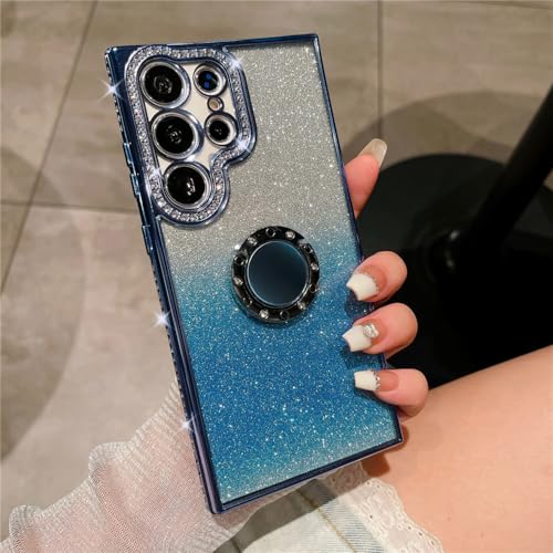 Coque Samsung S23 plaqué or rose et diamant cristal au design élégant souple