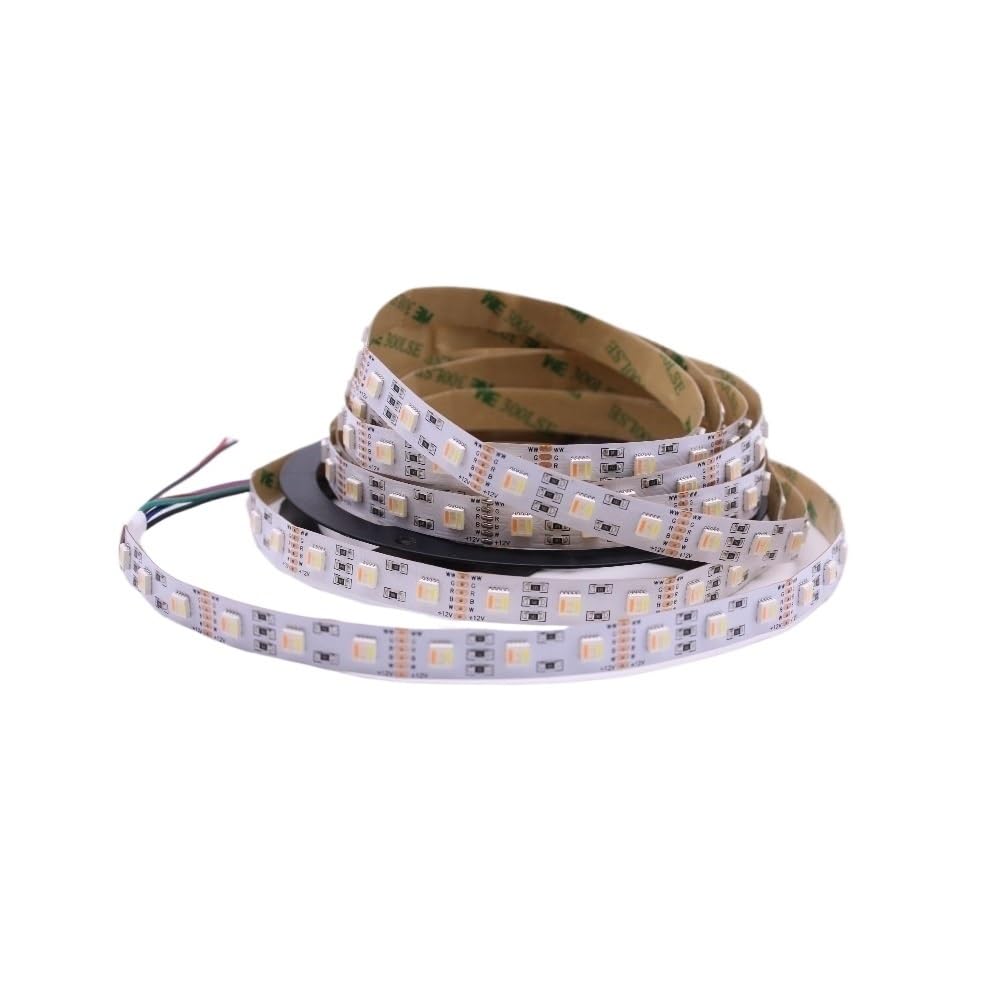AGIPS LED Accessoires décoratifs LED 5M DC12V / 24V SMD5050 RGBCCT Déshabiller RVB Blanc + Blanc Chaud 5 Couleur en 1 LED Puce 60 LED/M IP20 IP65 IP67 Étanche LED Ruban adhésif Extérieur/intérieur