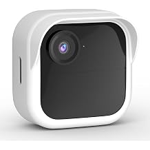 Silicone Case Cover for All-New Outdoor 4 4th Gen Weatherproof Cam Protector Case Brim Design Anti-Scratch for Outdoor 4 Smart Camera White, 1 Pack