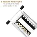 Foldable Pedicure Foot Rest, 6 Heights Adjustable Foot Stand Pedicure Tool, Non-Slip Sturdy Beauty Footrest for Easy-at Home Pedicures, Pedicure Stool Assistant for Home Foot Spa Bath