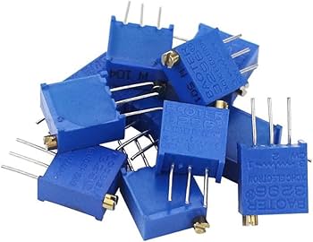 Amazon.co.jp: 可変抵抗器 50pcs 10種類 3296W オーム抵抗器セット