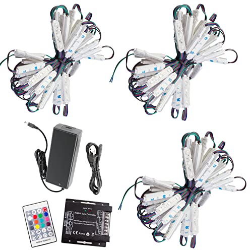 Cinta LED RGB 69 pies con Control y Fuente UL miniatura 5