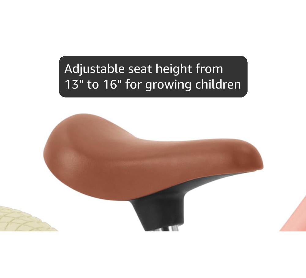 Retrospec Baby Beaumont Kids' Balance Bike for Toddlers, No Pedals, Cushioning Air Filled Tires for Boys and Girls Ages 18 Months - 3 Years, with Adjustable Seat Height