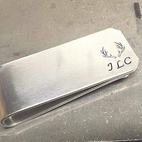 Hunting Money Clip for Men, Various Metals, Customize with Wording on Bothsides4