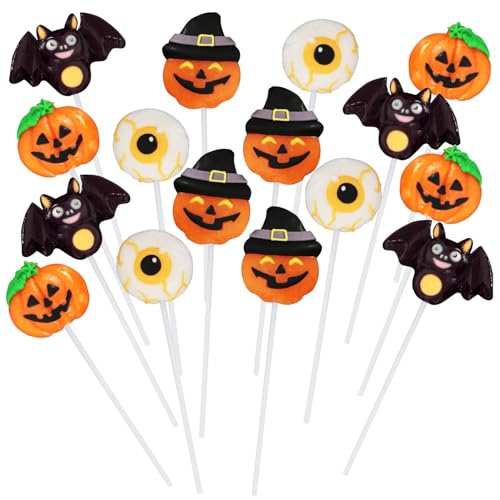 Halloween Lollipops, Lollipops Individually Wrapped, Candy Gift, 24 Count | Halloween Themed Candy for Kids - image 2