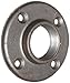 Anvil 8700163952, Malleable Iron Pipe Fitting, Floor Flange, 1" NPT Female, Black Finish