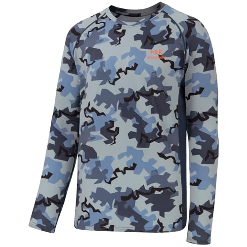 BASSDASH Men's Hunting Camo Performance Long Sleeve Shirt Fishing UPF50+ FS13M