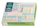 First Lines of Literature 1000 Piece Puzzle