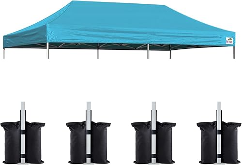 Miniatura 109 de Eurmax - Toldo de repuesto, 10 x 10, elige entre 30 colores, solamente toldo, regalo de 4 unidades de bolsas