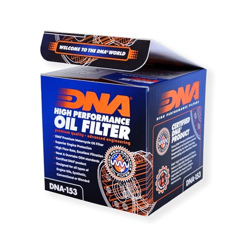 Filtre à huile haute performance DNA-153 pour lubrifiant synthétique moto - 3