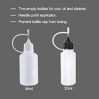 Vista 4 de Kit de limpieza de pistola de 0.354 in, kit de limpieza de pistola para .357 .38 con cepillo de bronce, adaptador Jag de latón, botella vacía