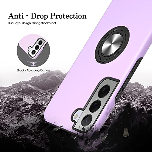 Coque Samsung S22 Plus antichoc militaire à anneau magnétique