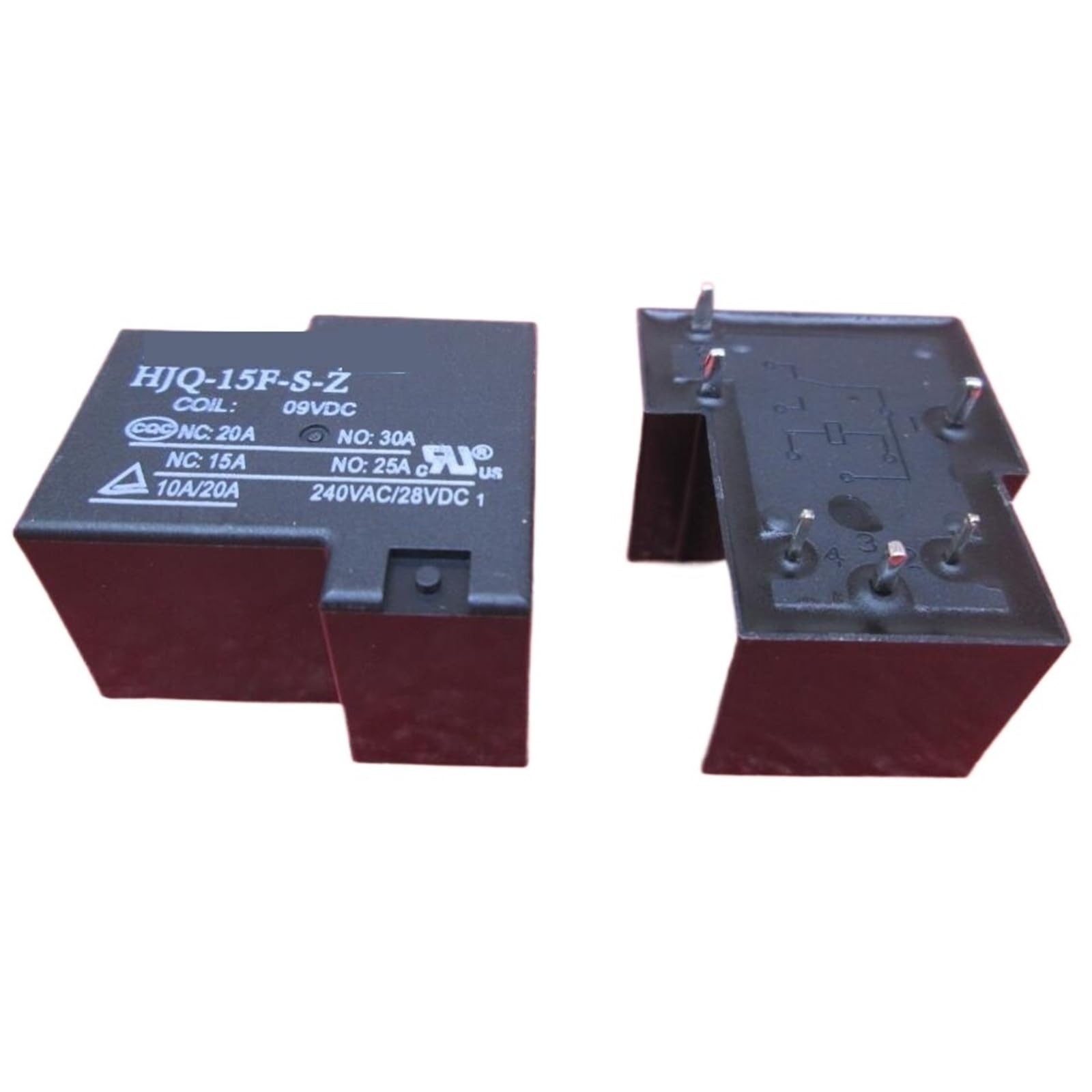 Relais HJQ-15F-SZ-09VDC solution panne carte électronique 20A