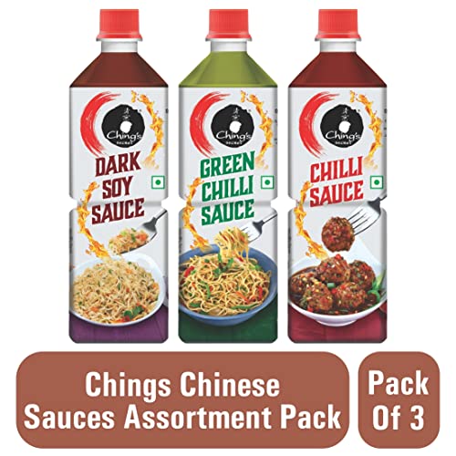 Image of Chings Chinese sauces Assortment Pack - Each Variant x 1 PACK OF 3