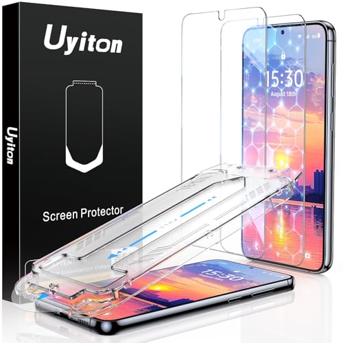 Uyiton UnBreak-Glass for Samsung Galaxy S23+ Plus Screen Protector [Ultrasonic Fingerprint Support][Auto-Alignment Frame] Scratch-Resistant Bubble-Free S23+ Screen Protector 2 Pack