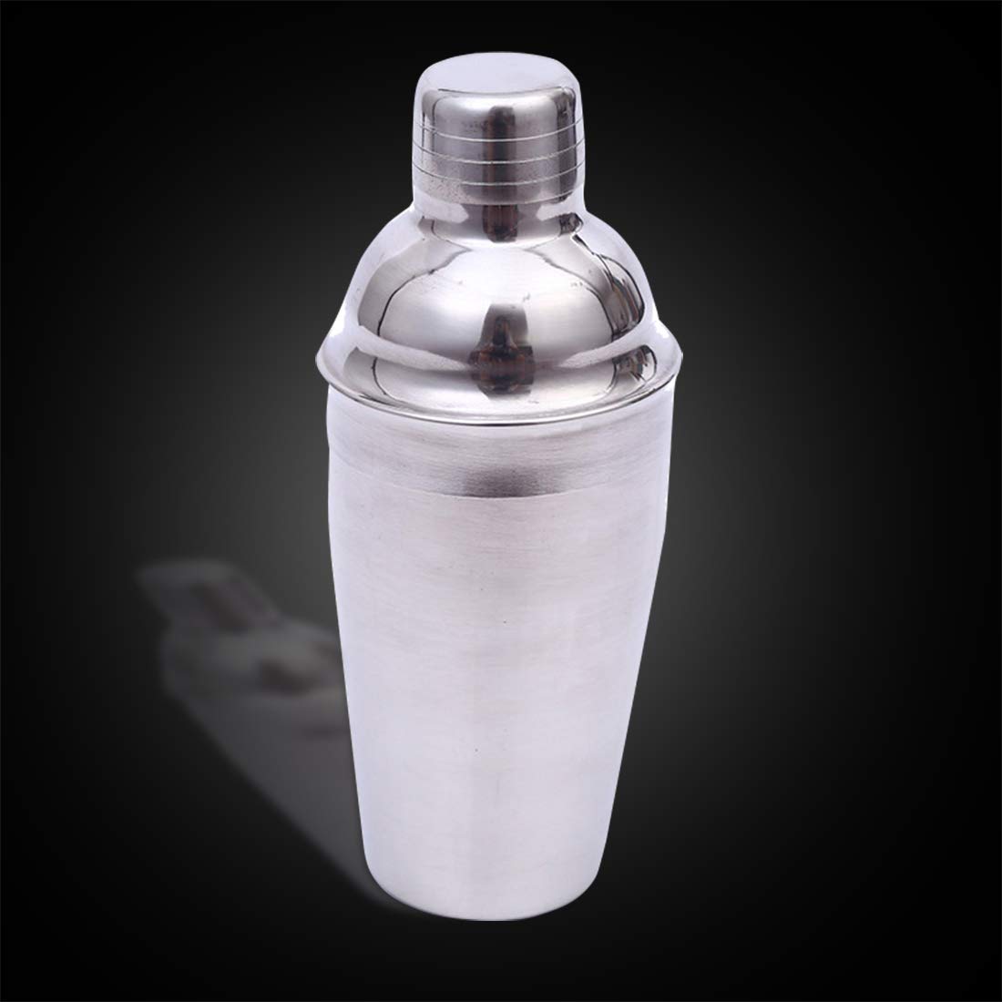 Gadgets de Cocina Kit de coctelera de Acero Inoxidable clásico 5 en 1, Capacidad: 550 ml (agitador Jigger colador Pipa de Hielo Pipa de agitador)