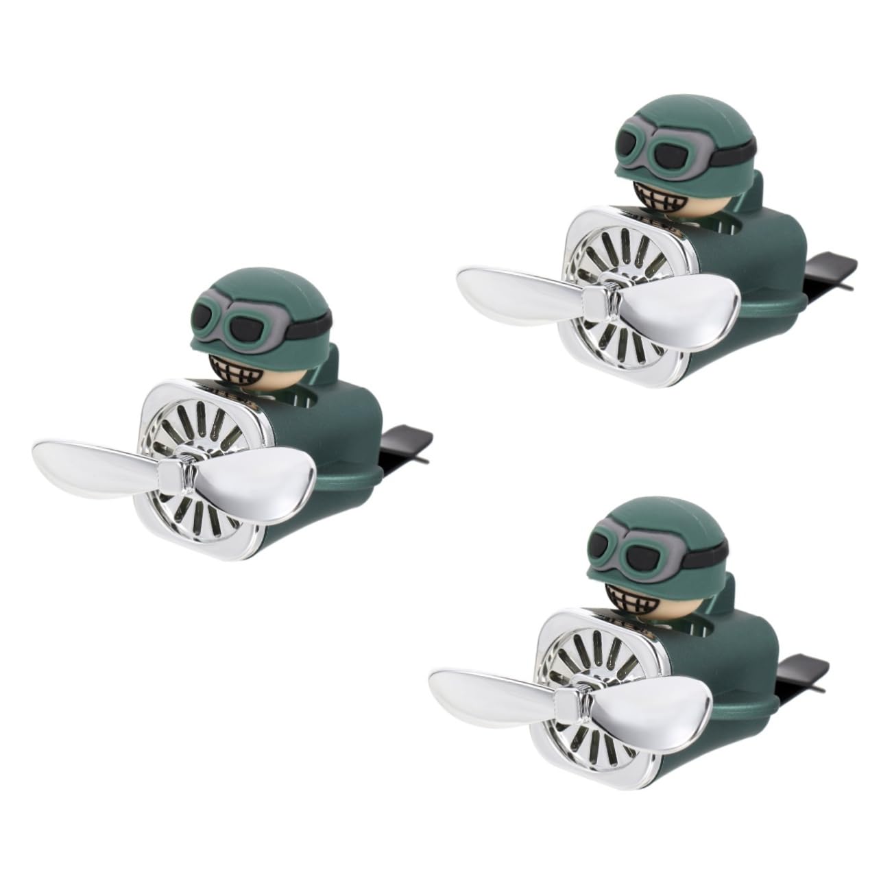 SOLUSTRE 3st Pilotenverzierungen Diffusoren Für Ätherische Öle Auto-diffusor-entlüftungsclip Auto Lüftung Auto Aroma Automatischer Entlüftungsclip Autoclip Auslasserfrischer Pvc