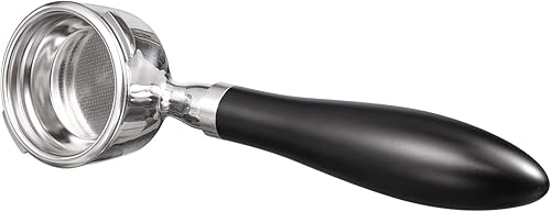 Pavant Portafiltro sin fondo desnudo para Gaggia 2.283 in  Mango de aluminio anodizado  Portafiltro para máquina de café expreso