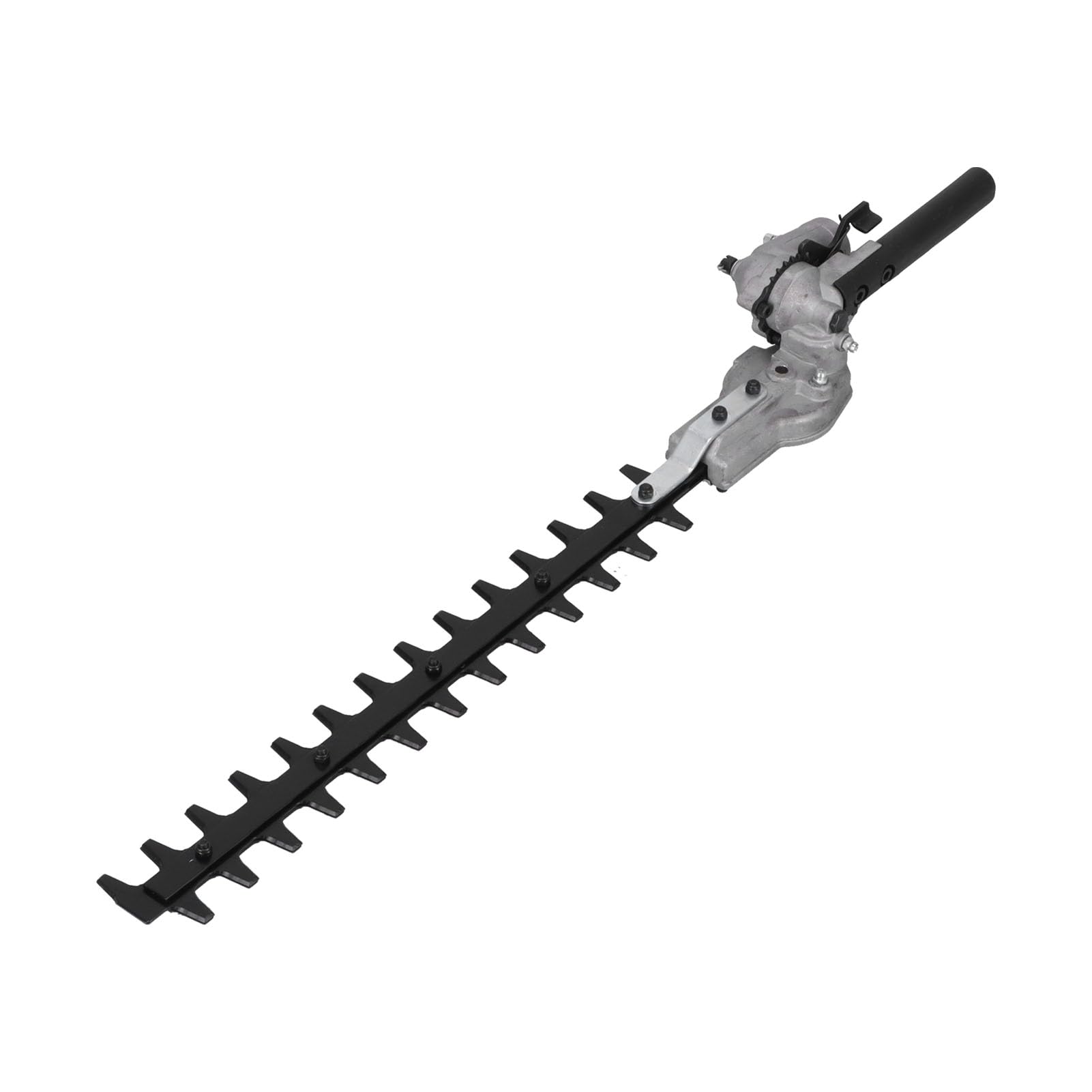 Cocoarm Cabezal de Cortasetos de Acero Al Manganeso Accesorio para Cortasetos 28 Mm Eje de 9 Dientes Hoja de 43,5 Cm para Podar Setos, Arbustos y Ramitas con Carcasa de Aleación de Aluminio