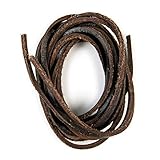 ivensio Was Sie bekommen:Bei jedem Einkauf erhalten Sie 2 Paar dunkelbraune Lederschnürsenkel mit einer Länge von 160 cm.