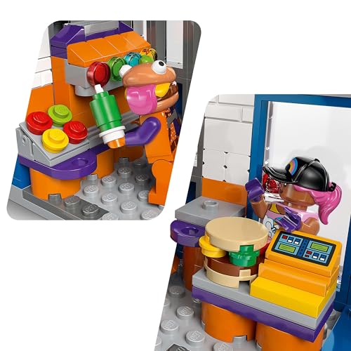 Image of LEGO Fortnite Durrr Burger Restaurant Video Game Toy 77076 Building Blocks for 10+ Age Boys and Girls