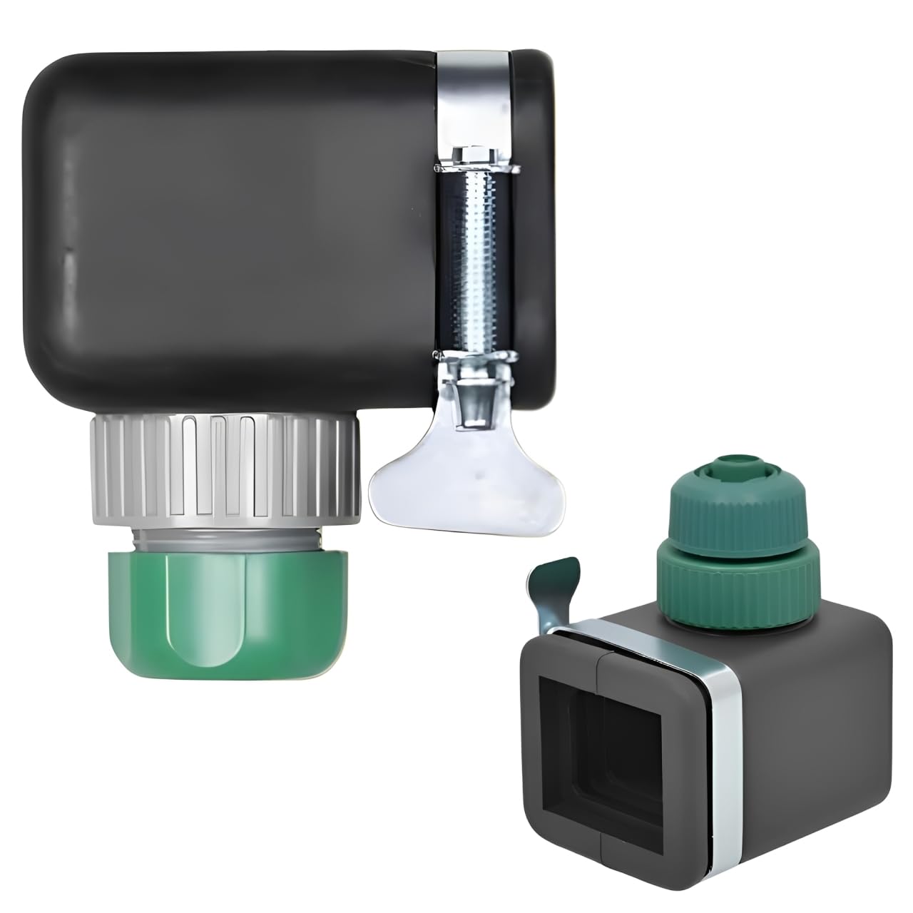 Sizi Large Universal Tap Hose Connector Adapter – Square Mixer Tap Fitting for Bathroom, Kitchen & Garden Hoses | Easy Install Indoor & Outdoor Faucet Pipe Adapter