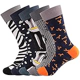 【MATERIAL DE ALTA CALIDAD】 Los calcetines de vestir para hombres están hechos de material ecológico orgánico natural y saludable, 80% algodón combinado + 10% nylon + 6% spandex + 4% poliéster. Tacto cómodo para la piel, ligero, ponible.