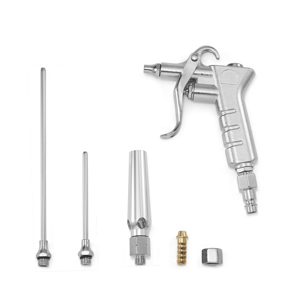 Air Blow Gun with Venturi Nozzle and 3 Nozzles for Quick Drying and Blowing,High Volume