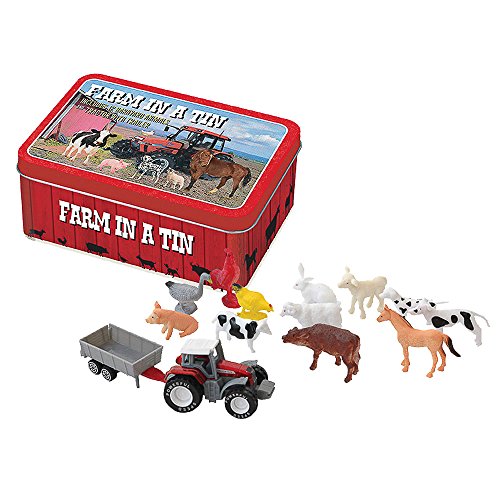 Funtime Gifts PL2820 Fattoria in Un Tin Playset