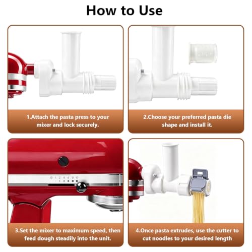 Pasta Maker Attachment Compatible with KitchenAid Stand Mixer by GuanQiao - Image 5