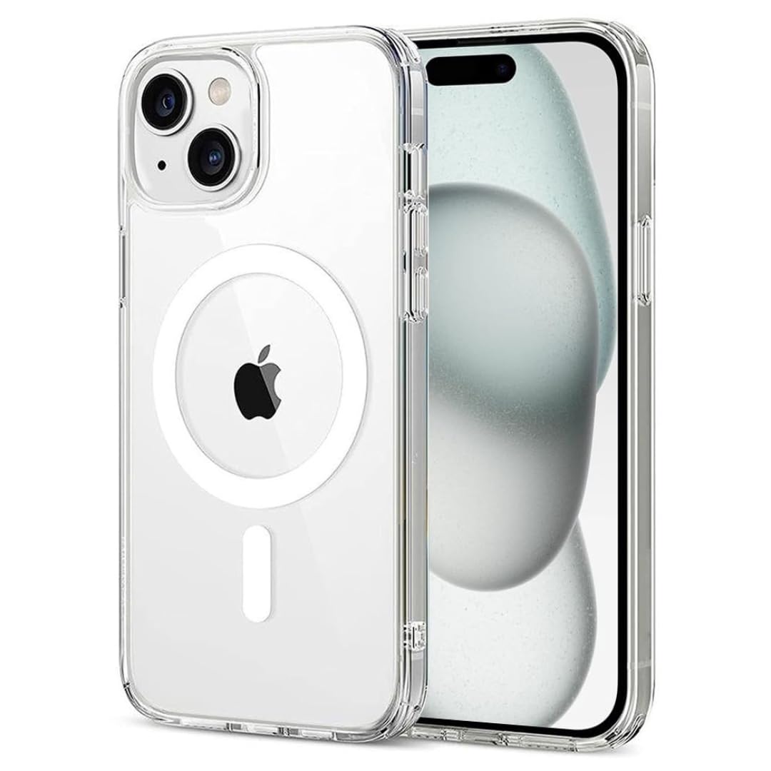 Outagear Ultra-Hybrid Shockproof Magnetic Case for iPhone 15 | Compatible with Mag-Safe | Crystal Clear TPU + PC Back Cover | 360° Protection | Scratch & Yellowing Resistant (B0DFPV6MD3) Amazon Price History, Amazon Price Tracker