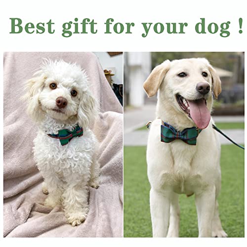 Usp Pet Soft&Comfy Bowtie Dog Collar And Cat Collar Pet Gift For Dogs And Cats Adjustable Pure Cotton Collars 6 Sizes And 5 Patterns #TOP3