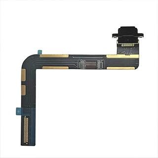 Charging Port USB Charger Dock Connector Flex Cable Module Replacement Compatible with iPad 7 10.2 inch 2019 A2197 A2198 A2200 iPad 2020 8th Gen A2270 A2428 A2429 (Black)