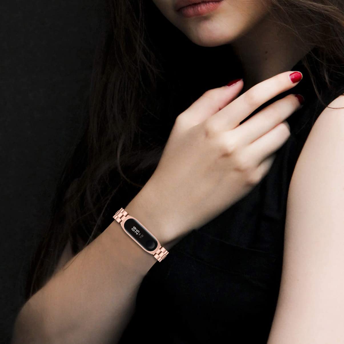Hemobllo 3 Pièces Reloj Inteligente Montres Intelligentes Montre Intelligente Bracelet De e À Dégagement Bracelet De e Bande Mi 3/4 Accessoires De e De