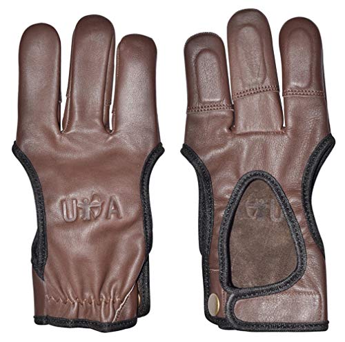 image for UNIVERSE ARCHERY Leather Archery Glove | Handmade Shooting Hunting Thr