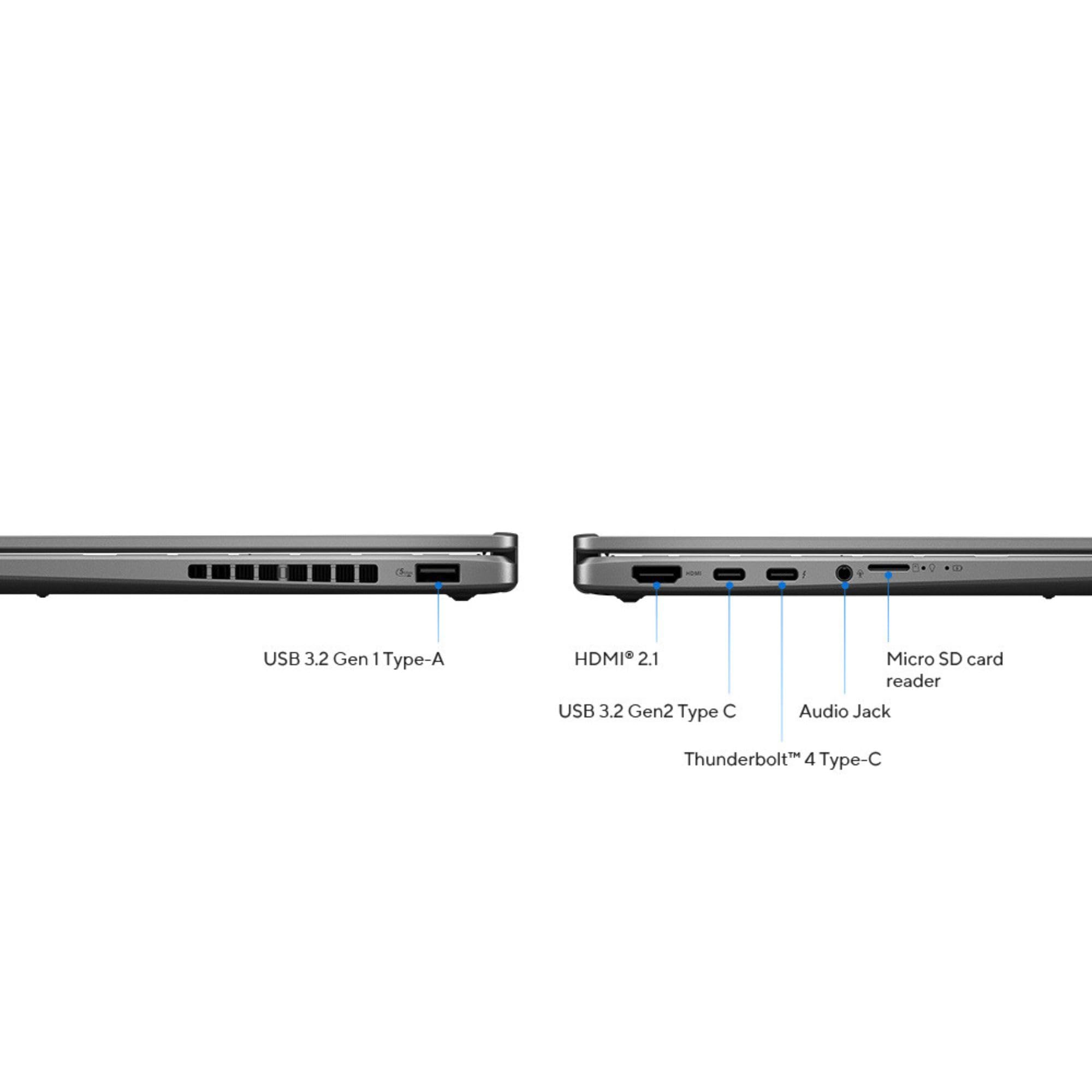 SIMPLETEK - PC Convertibile 14" Touch 16GB 480GB W11 (Ricondizionato) | PC convertibile 2-in-1, touchscreen OLED, LPDDR5X, SSD PCIe 4.0, Wi-Fi 7, tastiera retroilluminata italiana, Thunderbolt 4
