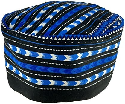 Vipada Handmade African Dashiki Hat Kente Pattern Kufi Kofi Hat Cap Style2